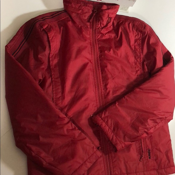 Red Vintage Calvin Klein Rain Jacket - Picture 5 of 7